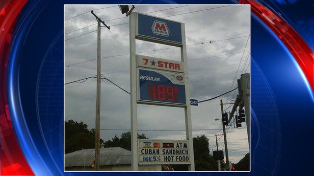 Gas prices continue to drop in Tampa Bay