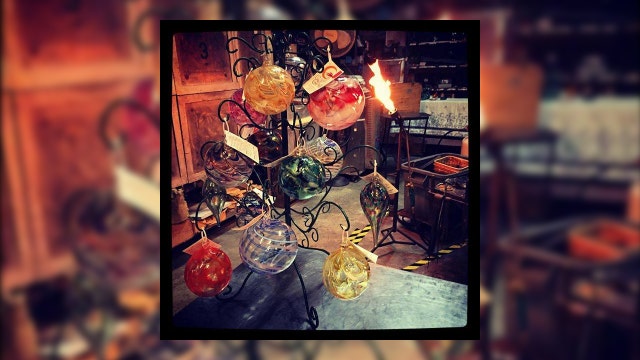 Blowing glass with Susan Gott