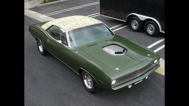 $50,000 reward offered for stolen rare Plymouth Hemi Cuda