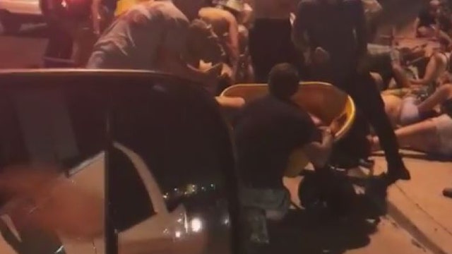 Las Vegas couple use truck to transport shooting victims