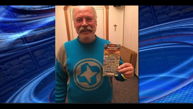 Homeless man wins the lottery