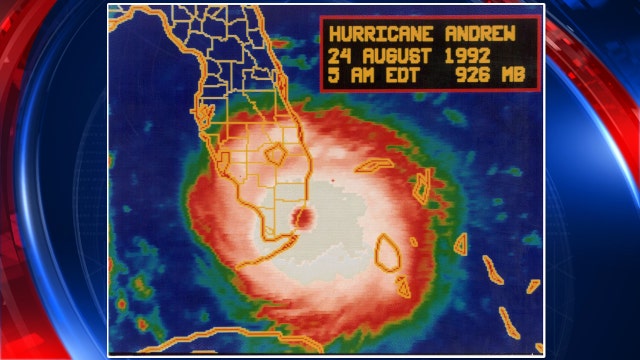 As reported: Hurricane Andrew in 1992