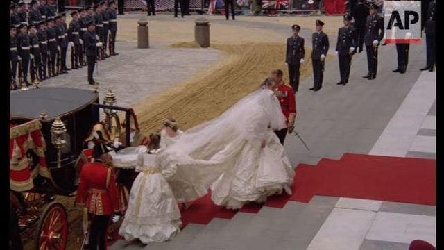 AP releases restored footage of Charles and Diana's royal wedding
