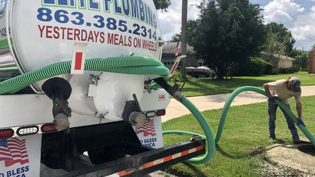 Sewage spilling onto streets in Polk County neighborhood