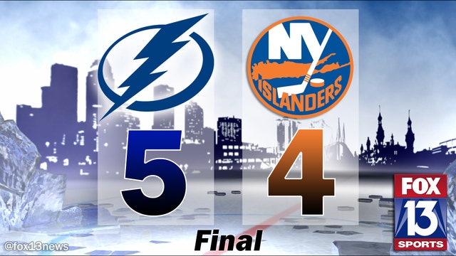 Boyle's OT goal lifts Lightning past Islanders 5-4 in Game 3