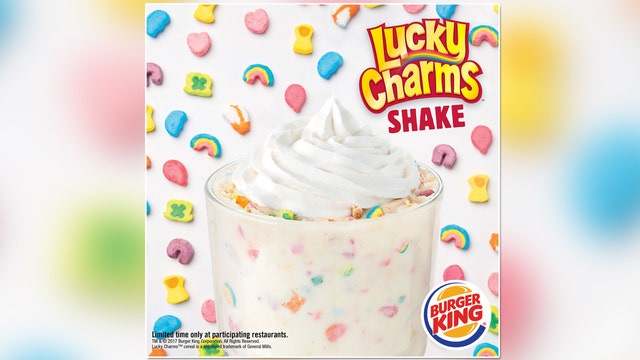 Lucky Charms Shake: Burger King unveils newest cereal-shake combination
