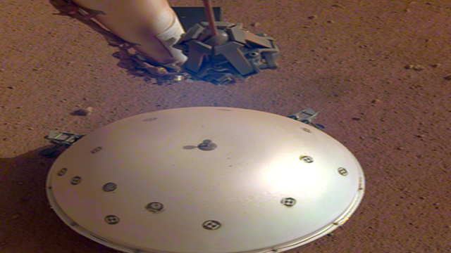 Mars lander records what is likely the first audio of a 'marsquake'