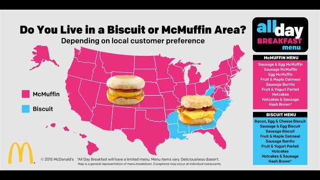 McDonald's suggests Florida is not really 'The South'