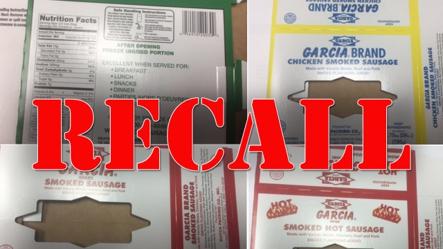 Uncle John's Pride recalls sausage due to possible foreign matter