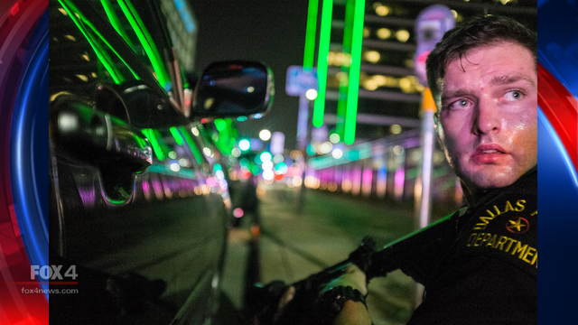 Images of DPD officer protecting man from gunfire going viral