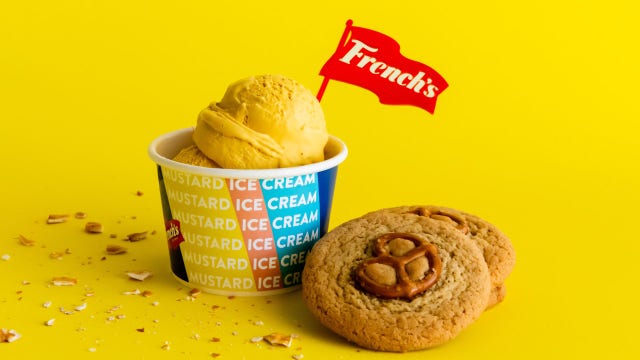 ‘An all-American taste': French's launches mustard-flavored ice cream