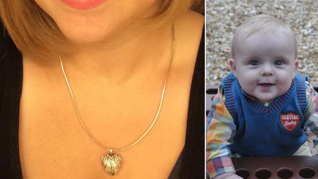 Mich. mom pleads for return of missing necklace with son's ashes