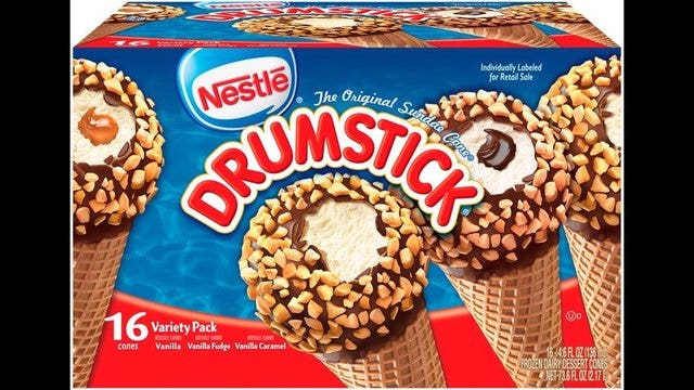 Nestle recalls some drumstick ice cream cones
