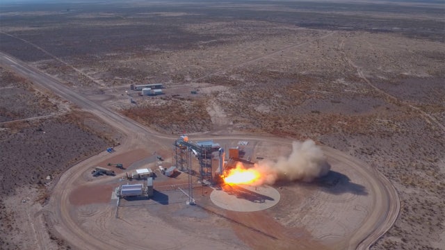 'Mannequin Skywalker' rides Blue Origin's new crew capsule