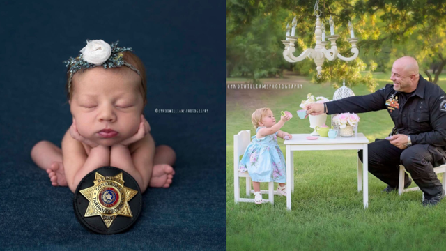 Police officer celebrates 1st birthday of toddler he helped deliver