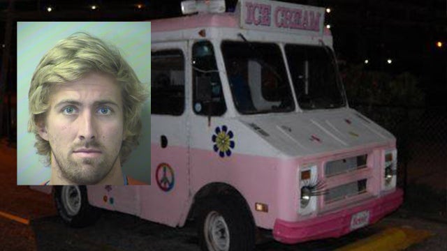 Not a cool getaway: Would-be thief doesn't get far in stolen ice cream truck