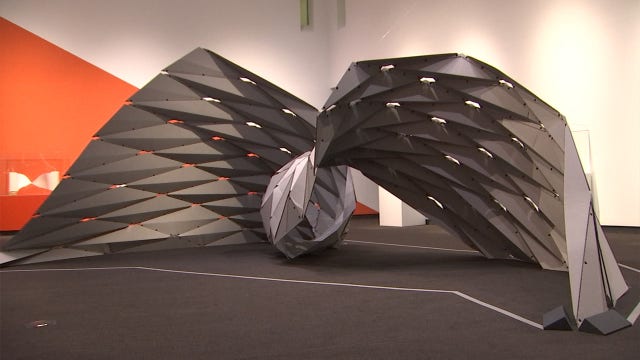 Exhibit showcases elaborate, larger-than-life origami creations