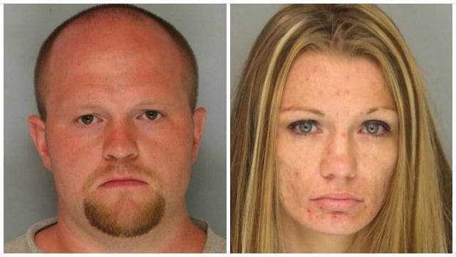 Parents arrested after baby abandoned on Hall County road
