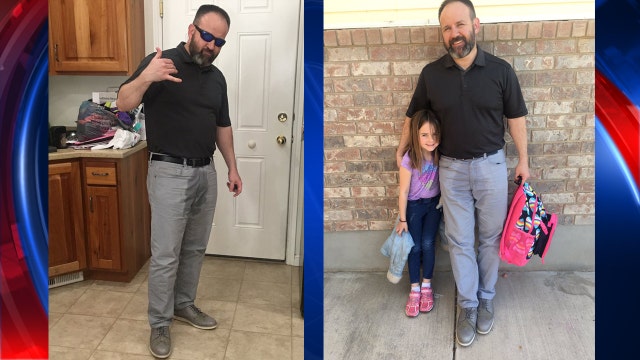 Dad's response to daughter's 'accident' at school goes viral