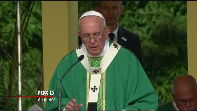 Pope Francis' US tour schedule