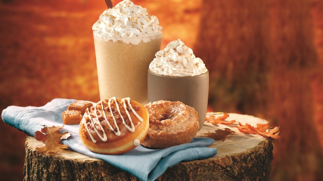 Pumpkin spice, fall treats now available at Krispy Kreme