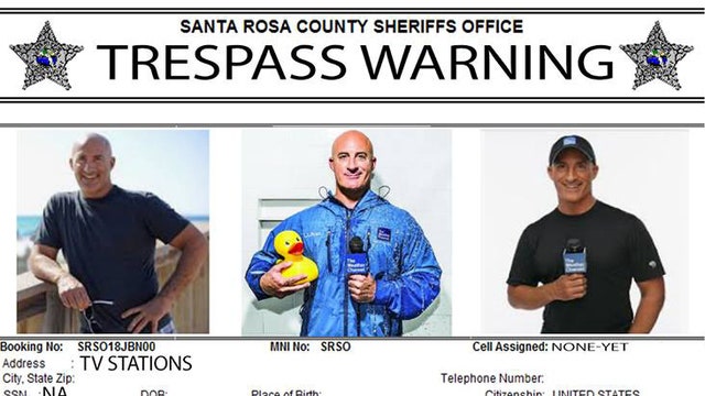 Florida county jokingly 'warns' forecaster to stay away