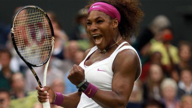 Williams wins over Kerber at Wimbledon, ties Graf's Slam mark