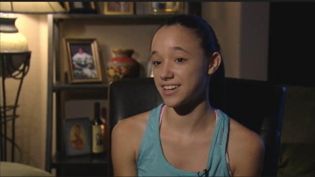 Teen athlete back on track after shark bite