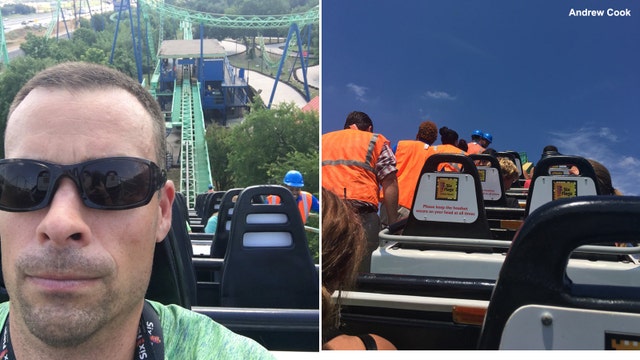 Riders get stuck on Six Flags over Texas rollercoaster