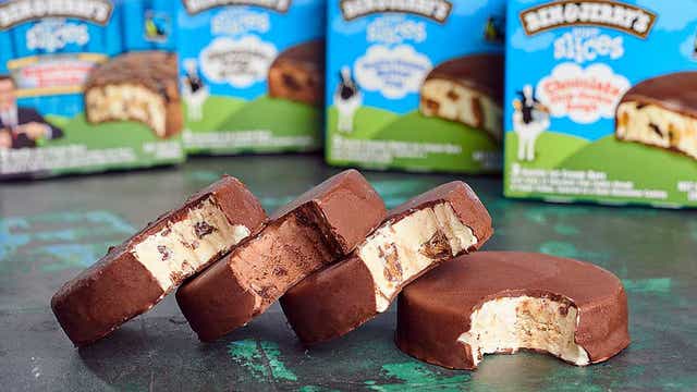 Lose the scoop: Ben & Jerry's announces ice cream 'slices'