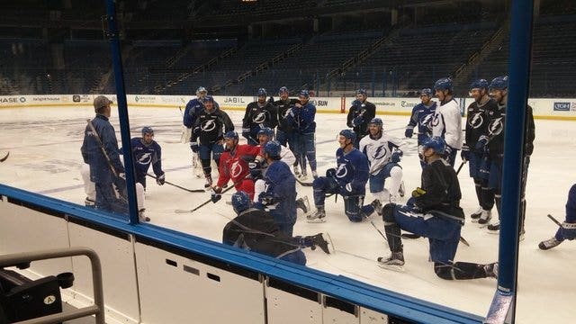 Stamkos back on the ice, feels "great"