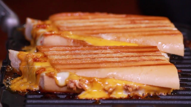 Recipe: Chicken teriyaki and cheese panini sandwich