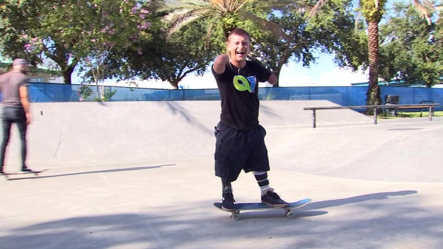 Adaptive skateboarder overcomes the odds -- and hopes you do, too