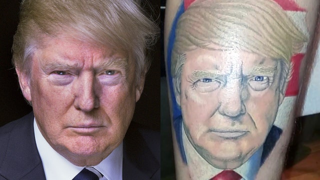 St. Pete man gets tattoo of Donald Trump portrait