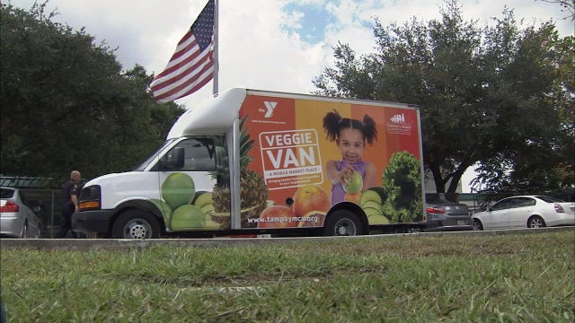 Veggie Van gives kids fresh alternatives