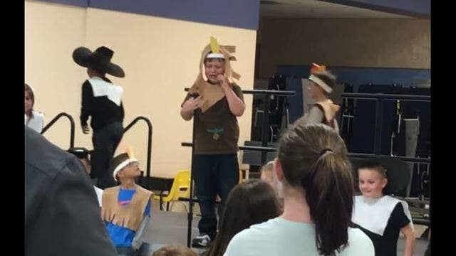 Video shows teacher taking mic from boy with Autism at school play