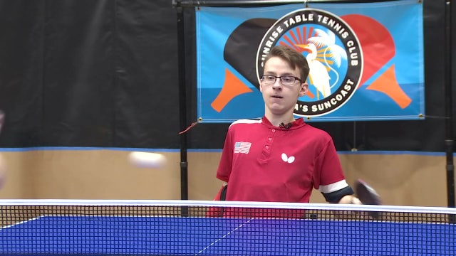 Local paralympic athlete represents USA playing table tennis at 2019 Parapan American Games