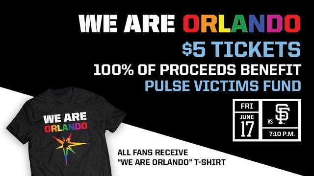 Rays sell out Pride Night game dedicated to Orlando victims