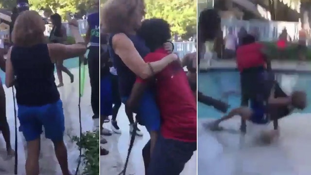 Florida deputies search for man who threw 68-year-old woman into pool