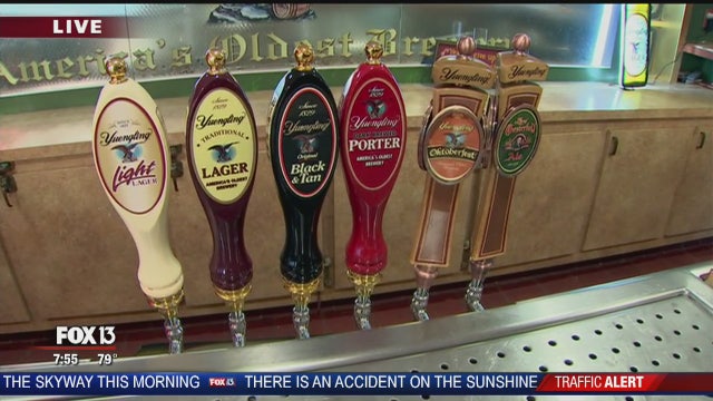 Charley tours Yuengling Brewery in Tampa