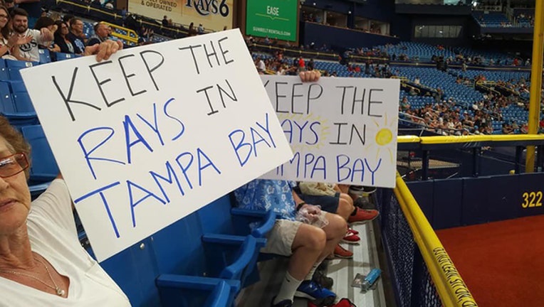 Rays fans rally to keep team in the Tampa Bay area