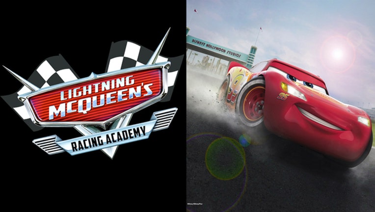 Lightning mcqueen best sale roller coaster