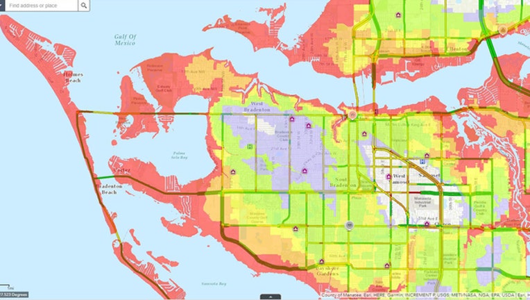 Manatee County Issues Voluntary Evacuations FOX 13 Tampa Bay   Manatee20Evacuation20Map 1504792890208 4106254 Ver1.0 640 360 