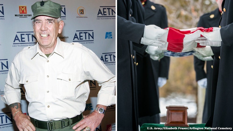 Photos: Marine, 'Full Metal Jacket' actor R. Lee Ermey buried at Arlington  National Cemetery