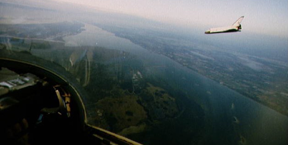 The space shuttle's first Florida landing