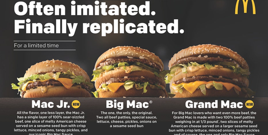 BIG MAC - Two All Beef Patties Special Sauce Lettuce Cheese