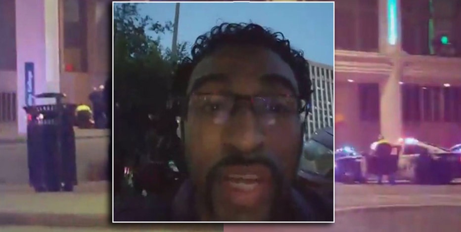 Witness Live Streams Protests Shots Fired At Dallas Police Fox