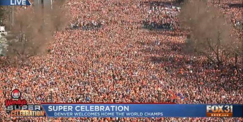 denver broncos super bowl 50 parade