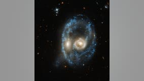 Hubble Telescope spots 'ghostly face' in space