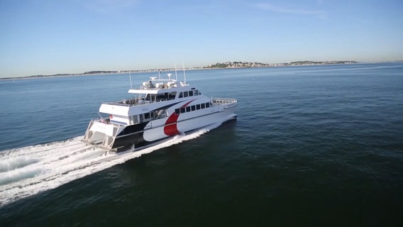 Cross-Bay ferry sets sail on its inaugural voyage ahead of Friday's launch